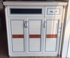 All aluminum bathroom cabinet